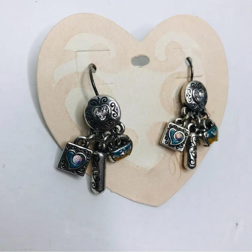 BRIGHTON Silver Charm Earrings